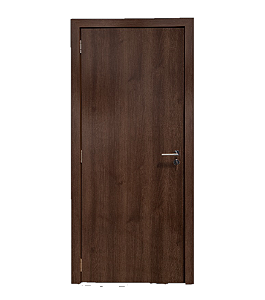 Kit Porta de Madeira Interno com Batente Imbuia Direita - 210x70