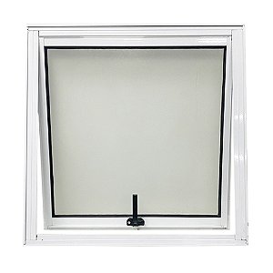 Janela Maxim ar alumínio Maxx branca - 80x80