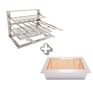 kit braseiro 50 x 40 + grill