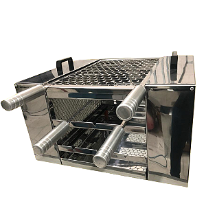 Churrasqueira  Shp Grill Compacta com Lajota Refratária