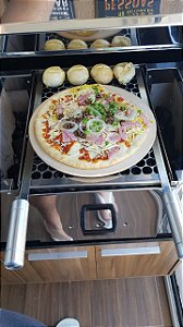 Churrasqueira Shp Grill com Lajota Refratária, Sistema a Bafo e Pizza