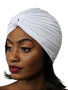 Durag Viscolycra - Branco - MUNDO AFRO PERFECTA