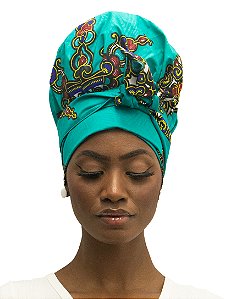 TURBANTE TOUCA FAIXA - AFRICANO 3#