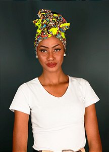 Turbante Africano - Multicor 33