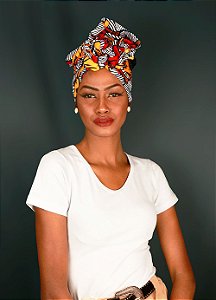 Turbante Africano - Multicor 40