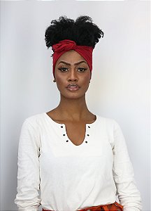 Turbante Aramado Viscose - Vermelho Escuro