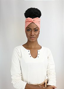 Turbante Aramado Viscose - Rosa Salmão