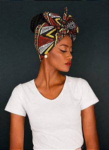 Turbante Africano - Multicor 48