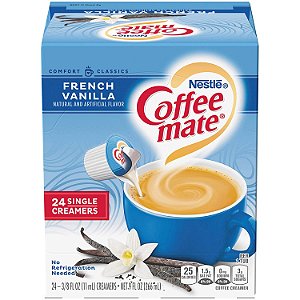 NESTLÉ COFFEE MATE LÍQUIDO FRENCH VANILLA BAUNILHA 24 UNID.