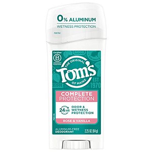 [Tom's Of Maine] Desodorante Stick Rose & Vanilla Free Alumínio 64g
