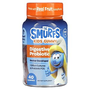[The Smurfs] Gummy Kids, Probiótico Digestivo 40 Gomas