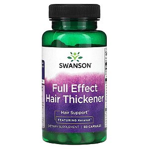 [Swanson] Keranat Full Effect Hair Thickener 600mg | 60 Cápsulas