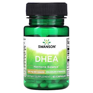 [Swanson] DHEA, Ultra Máxima Força 100 mg | 60 Cápsulas