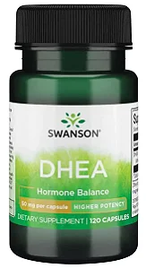 [Swanson] DHEA Alta Potência 50 mg | 120 Cápsulas