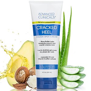 [Advanced Clinicals] Cracked Heel Foot Creme Para Pés Rachados | 237ml