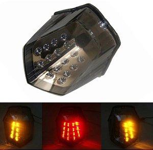 Lanterna LED SMD Blindada Integrada Com Piscas Yamaha Xj6