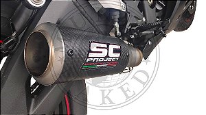 Escape Ponteira SC Project Kawasaki Zx10 Zx10r 2011 Até 2015