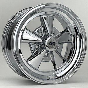 Jogo Rodas Cragar Alumínio Cromadas Aro 15 5x114 Tala 7 Opala Caravan