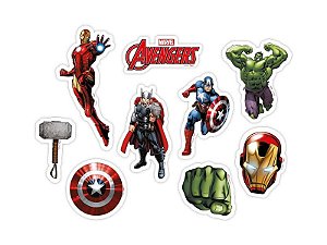 Mini Personagens Avengers (Vingadores) 62 Unidades
