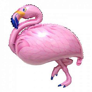Balão Metalizado Flamingo Rosa