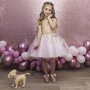 Vestido Infantil Barbie Filme Xadrez Festa Luxuoso - Charlotte