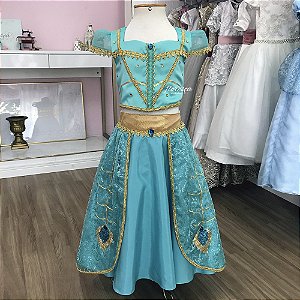 Vestido Infantil Frozen Aplique Luxo - Fabuloso Ateliê