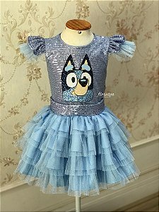 Vestido Infantil Bluey