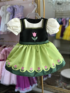 Vestido Infantil Anna Baby - Frozen