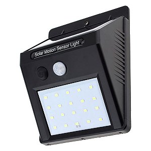 Luminária Solar De Parede Com Sensor de Presença