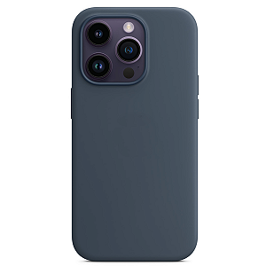 Capa Capinha Para iPhone 14 Pro Azul Petróleo