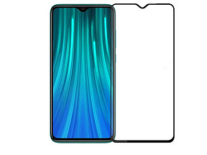 Pelicula Vidro Para Mi 9 Lite 3D Preto Cobre Toda Tela Curva