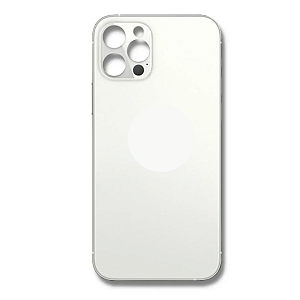 Tampa Traseira De Vidro Para Iphone 12 Pro Branca