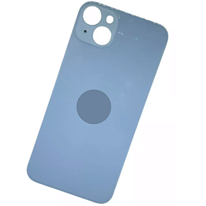 Tampa Traseira De Vidro Para Iphone 14 Plus Azul