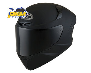 Capacete KYT TT Course Plain Matt Black