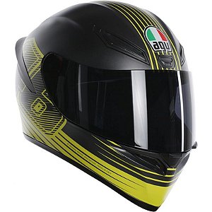 Capacete AGV K1 Edge 46 Preto Fosco