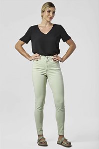 Calça Jeans Skinny Verde - Calgary