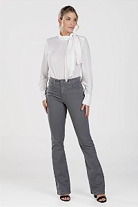 Calça Sarja Boot Cut Cinza - San Jose
