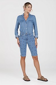 Bermuda Ciclista Jeans - San Pablo