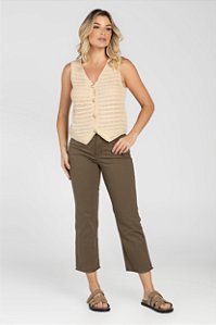 Calça Pantacourt Coffee - Pattaya