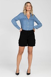 Shorts Cargo Mid Preto - Java