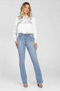 Calça Boot Cut Jeans - Lombok