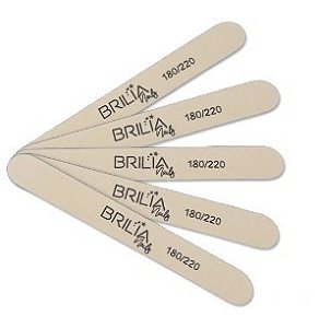 Lixa reta 180/220 Brilia Nails 20 un