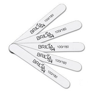 Lixa reta 100/180 Brilia Nails 20 un