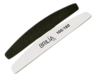 LIXA BOOMERANG 5mm 100/180 BRILIA NAILS 20 UN