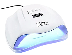 Cabine Uv Led 54w 36 Leds Sun X Unhas Gel Acrigel Bivolt - Branco - 110V/220V