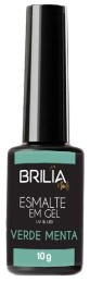 ESMALTE GEL VERDE MENTA BRILIA NAILS