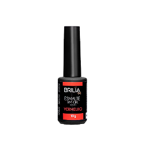 Esmalte Gel Vermelho Brilia Nails