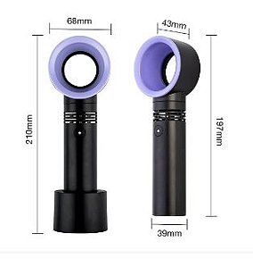 Ventilador para secagem de cola para cílios