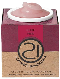 Nails 21 Gel Blindagem De Unha Nails 21 Advance 32g - A Cor Cor Nude