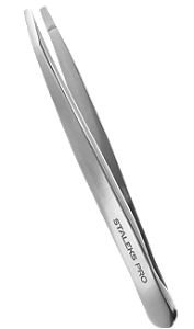 Pinca de Sobrancelha Staleks Pro - TE-10-2 - Serie Expert 10 - Reta Estreita